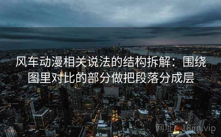 风车动漫相关说法的结构拆解：围绕图里对比的部分做把段落分成层